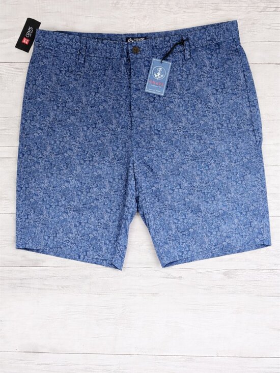 Chaps Other - NWT Chaps Flat Front Shorts Men's 38 Blue Floral Pattern Casual Summer